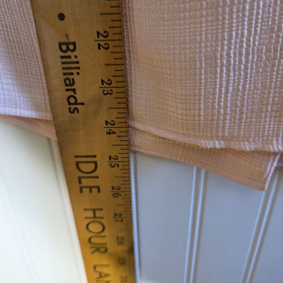 1980s Pink Double-Breasted Size 6 Textured Blouse Y2K Romantic Dainty Deadstock - Picture 7 of 8